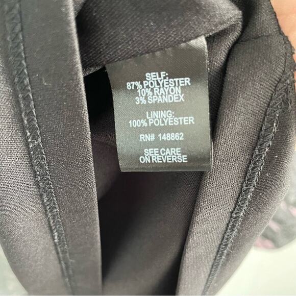 Torrid Dark Grey & Pink Zebra Hacci Mock Neck Trapeze Dress size 2 (2X- 18/20) - Picture 9 of 11